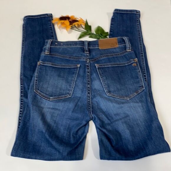 Madewell 10" High -Rise Skinny Stretch Ankle Jeans 23 - Picture 4 of 12